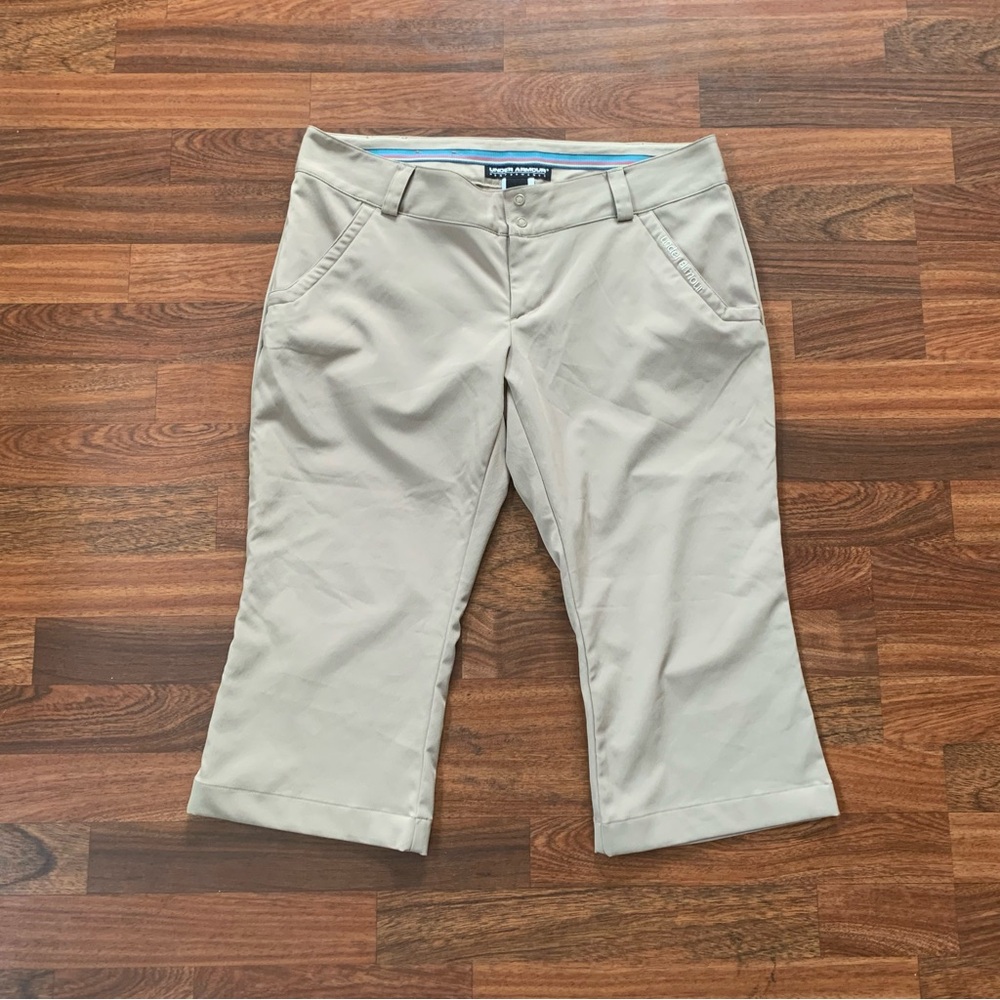 Under Armour Beige Capris Women’s Stretch Performance Pants